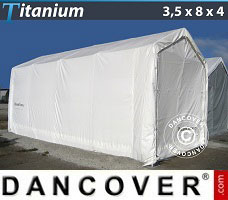 Garagetält Titanium 3,5x8x3x4m, Vit